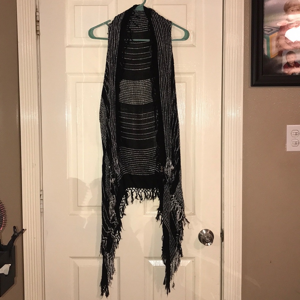 Vince Camuto Fringe Cardigan